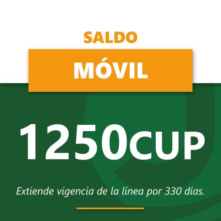 RECARGA PREPAGO TV 1250